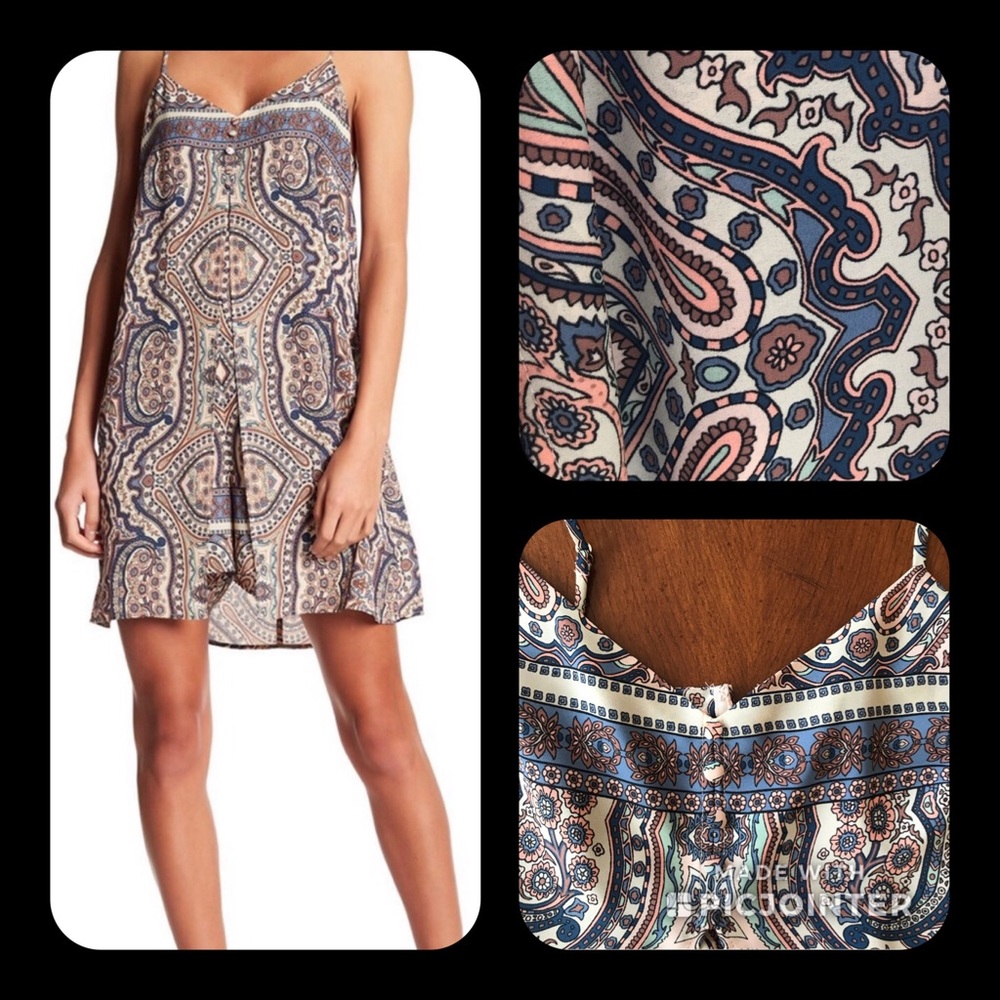 BCBGMaxazria paisley romper size Xsmall